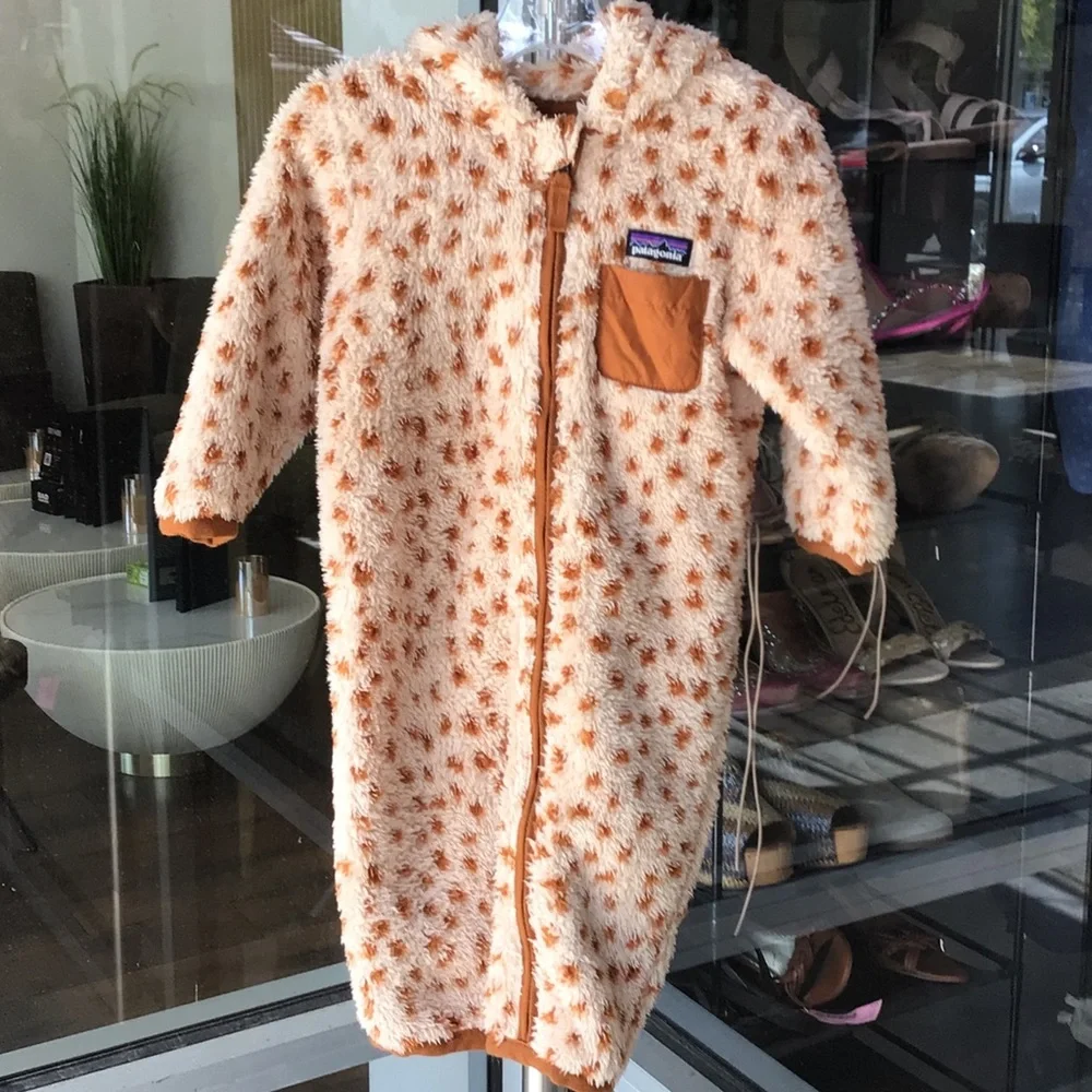 Patagonia Sherpa Zip-Front Kids Sleep Gown 6-12M